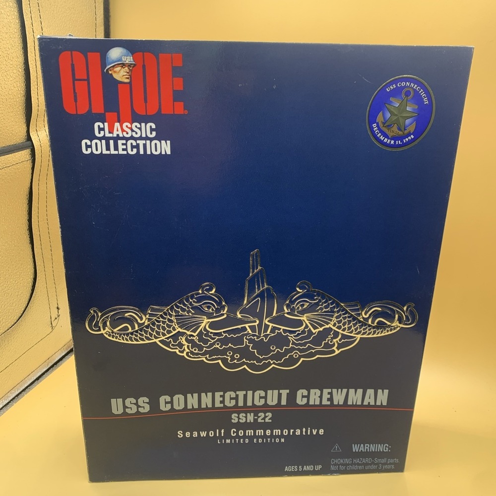 GI Joe Classic Collection USS CONNECTICUT CREWMAN SSN-22 Seawolf 1998 Sealed Box